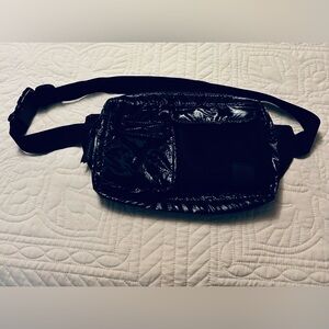 FP Movement by Free People Black Quilted Belt Bag